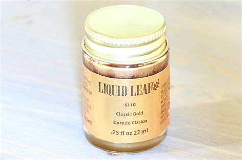 Classic Gold Color Liquid Leaf Metallic Leafing Paint Gilding Finish
