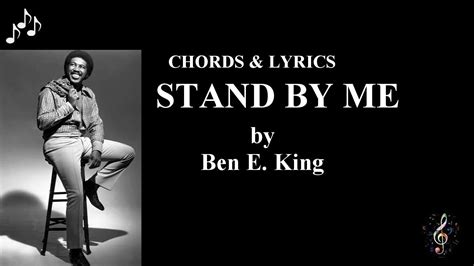 Stand By Me By Ben E King Guitar Chords And Lyrics Youtube