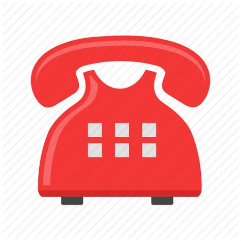 Red Telephone Icon At Getdrawings Free Download