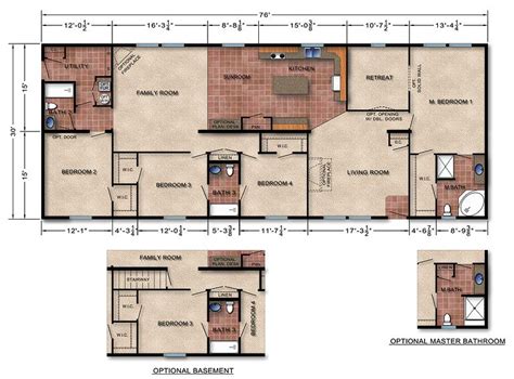 Michigan Modular Home Floor Plan 104 Good Layout Modular Home Floor