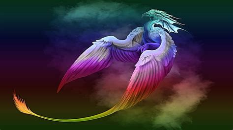 Rainbow Dragon Hd Wallpapers Top Free Rainbow Dragon Hd
