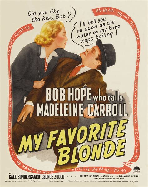 my favorite blonde 1942