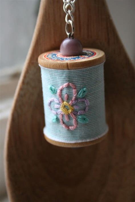117 Best Altered Ribbon And Thread Spool Crafts Images On Pinterest