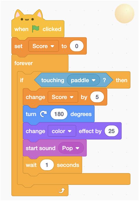 Scratch Pong Game Tutorial For Kids 10 Steps Create And Learn