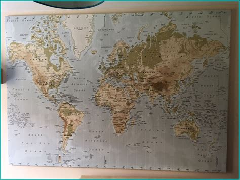 Map Of The World Poster Laminated Images
