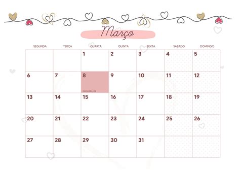 Calendario Marco