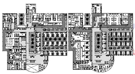 See more ideas about hospital design, psychiatric hospital, hospital. First and second floor plan of multi-flooring hospital dwg ...