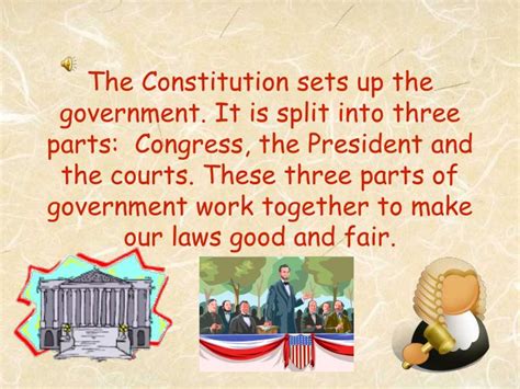 Ppt The United States Constitution For Kids Powerpoint Presentation