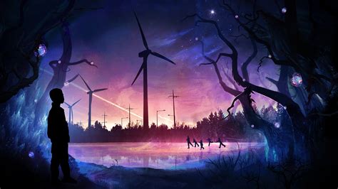 Fantasy Landscape Hd Wallpaper Background Image 2560x1440