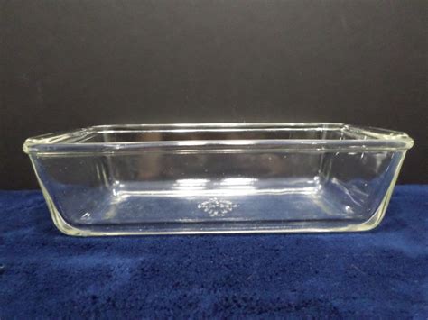 Baking Dish Fire King One Quart Size Clear Glass Anchor Hocking