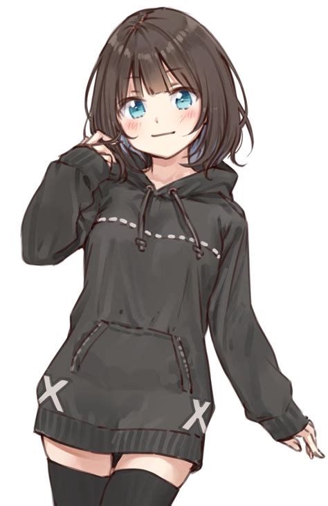 Hot anime girls are almost everywhere you look. Black Hoodie Original - Animeantra