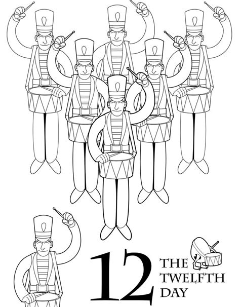 Beautiful coloring pages for kids. The 12 Days of Christmas Coloring Book | Christmas ...