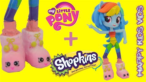 My Little Pony Equestria Girls Slumber Party Rainbow Dash Shopkins
