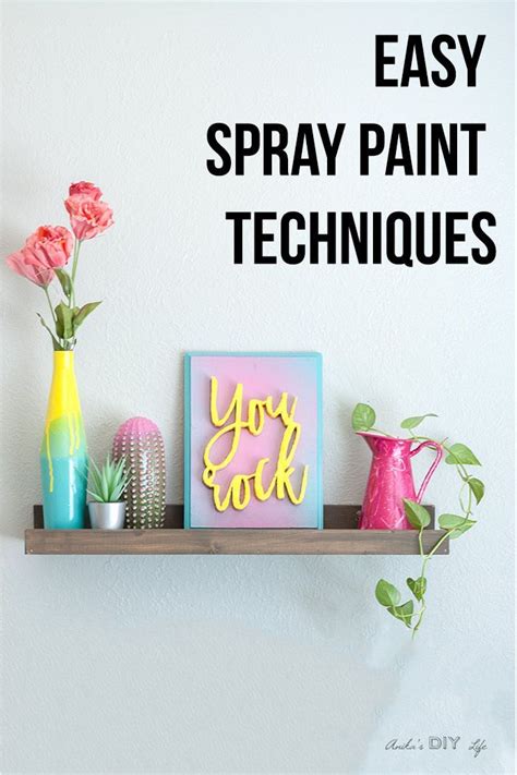 3 Cool Spray Paint Effects You Will Love Anikas Diy Life Spray
