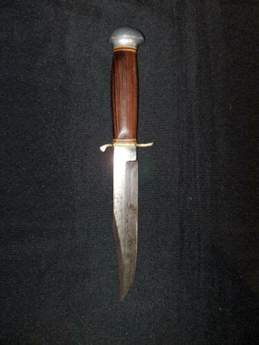 Vintage German Fa Bower 76r Solingen Original Bowie Knife Wsheath