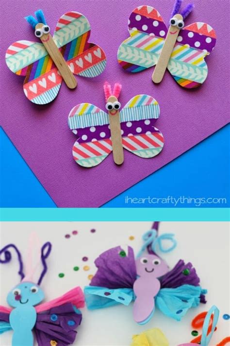 Creative Butterfly Crafts For Kids Summer Fun