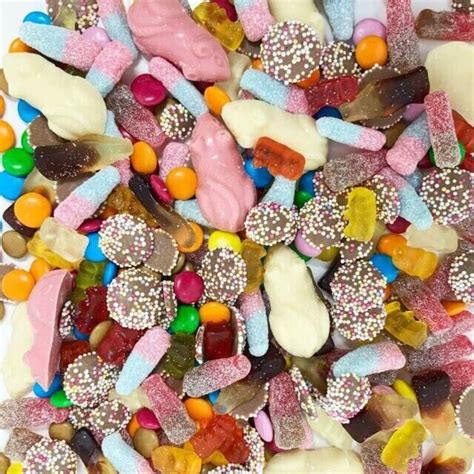 1kg Assorted Pick N Mix Sweets Gummy Jelly Fizzy Candy Sweet