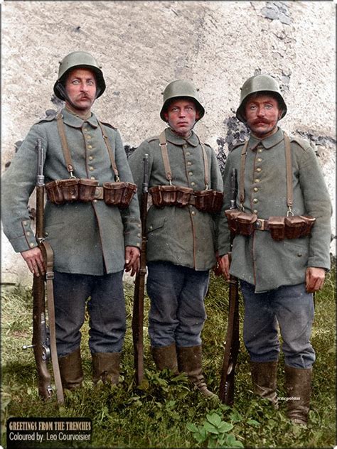 A Trio Of Bavarian Infantrymen From Kgl Bayer Landwehr Infanterie