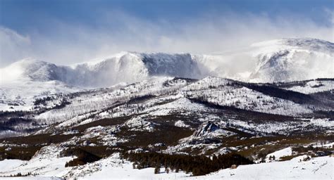 Bighorn Mountains Photo On Cold Winter Day