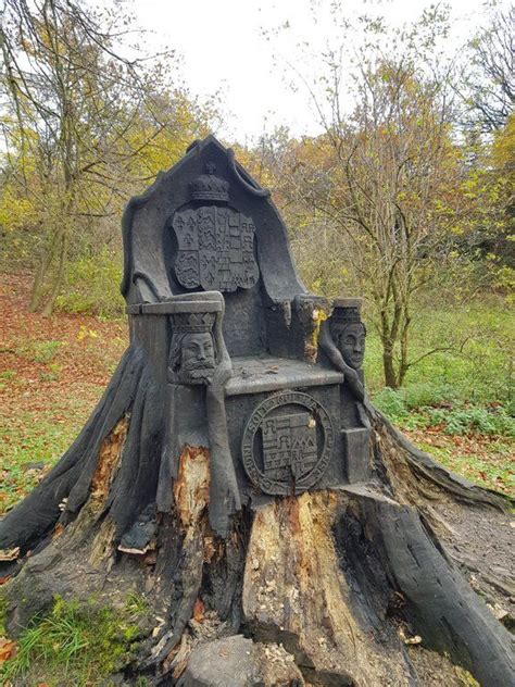 This Wooden Throne In An English Woodland Mildlyinteresting Wood