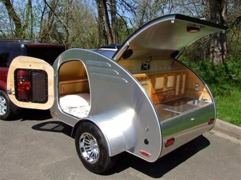 The throwback appeal of teardrop campers is alive and well. Small Teardrop Rv Camper Trailer Model 56 | Teardrop trailer, Diy camper trailer, Camper trailers