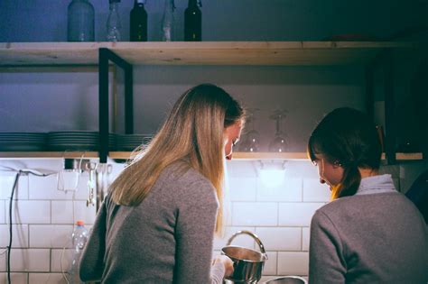 Cheerful Women Cooking Together In Kitchen · Free Stock Photo