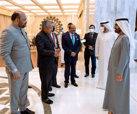 Mohammed Bin Rashid Meets With The Chief Minister Of The Indian State