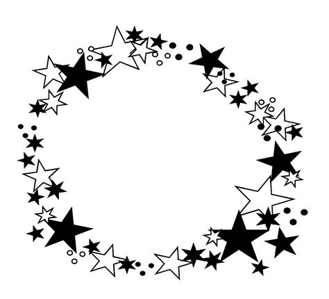 Star Black And White Image Of Stars Clipart Black And White Wikiclipart