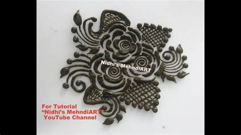Hope so you enjoy this video then. Roses Arabic Henna Mehndi Patch Tattoo Design byNidhis MehndiART - YouTube