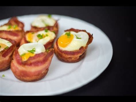 Keto Bacon And Egg Cups YouTube