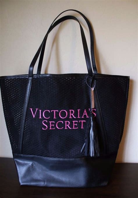 Compare 2021 bags & accessories collection at the best specs and prices of new!, fragrance, mist & body and more. Victoria's Secret Black Mesh Beach Bag Tote 2017 Limited ...