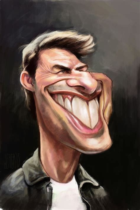 Caricature Tom Cruise Art