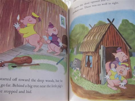 Walt Disneys Three Little Pigs Little Golden Book No D10 25 C