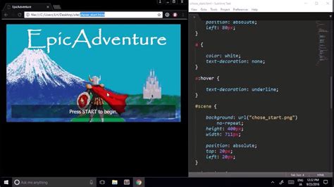 Use gdevelop to build your game. LearnHow: Make a CYOA Game using HTML & CSS - YouTube