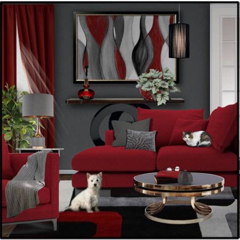 Free Red And Grey Living Room Ideas For Small Room Home Decorating Ideas