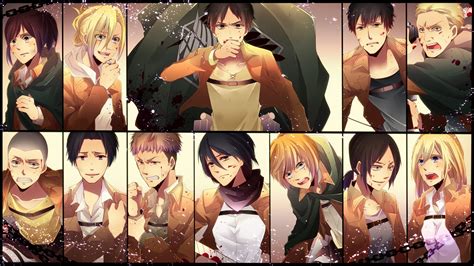 Annie Leonhardt Armin Arlert Bertholt Fubar Blood Christa Renz Conny