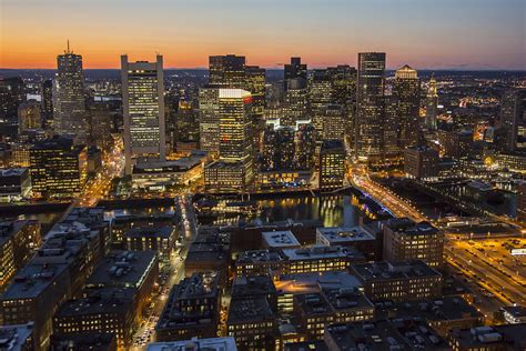 Boston Skyline At Twilight Photograph By Dave Cleaveland Pixels