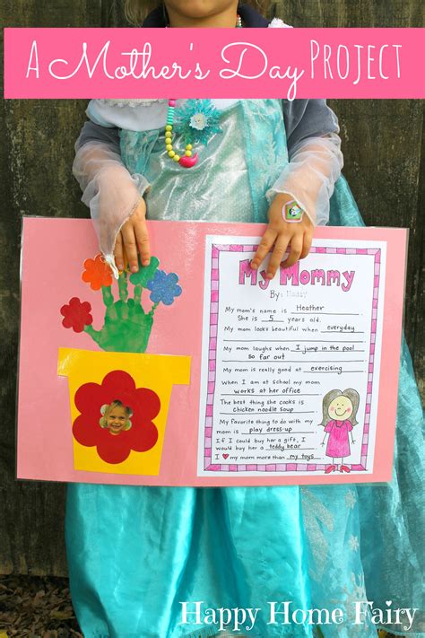 A Mothers Day Project Free Printable Happy Home Fairy