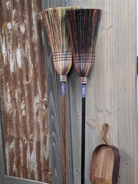 Classic House Broom Country Kitchen Decor Rainbow Broom Calico Etsy