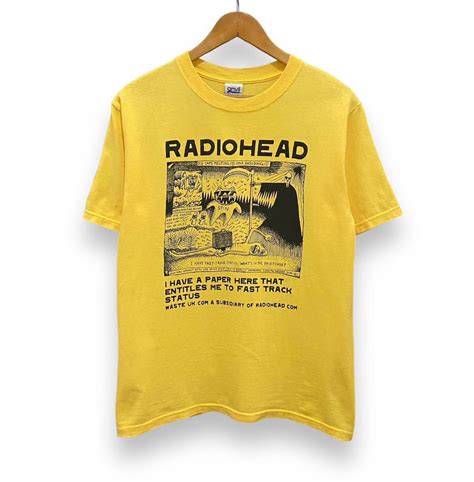 Vintage Vintage 00s Radiohead Band Ice Caps Melting Dna Breeding Tee