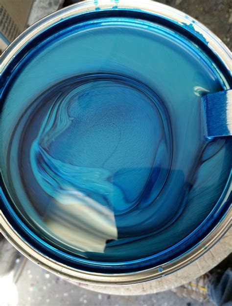 Electric Blue Acrylic Enamel Single Stage Restoration Auto Car Paint