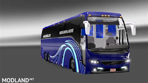 Facelifted Volvo Bus Mod With Skins Of Indian Volvo B9r B11r