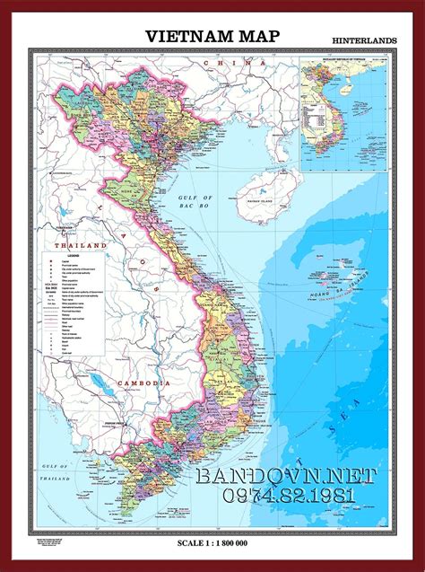 Bản đồ Việt Nam tiếng Anh