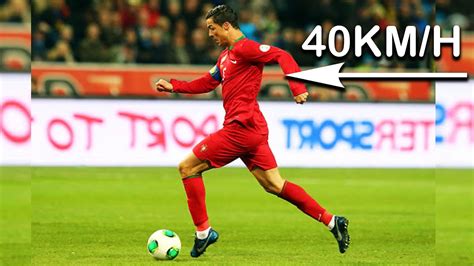 Cristiano Ronaldo Fastest Runs In The Field 40kmhr Youtube