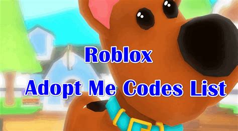 New Roblox Adopt Me Codes October 2023 Gameinstants