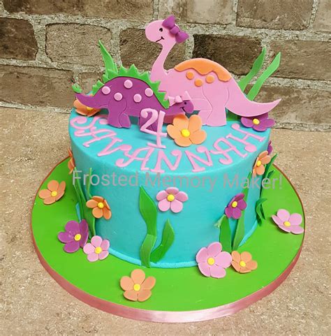 Dinosaur Birthday Cake For Girl Free Template Ppt Premium Download 2020