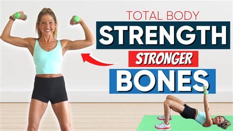 total body strength workout for stronger bones 30 minutes youtube