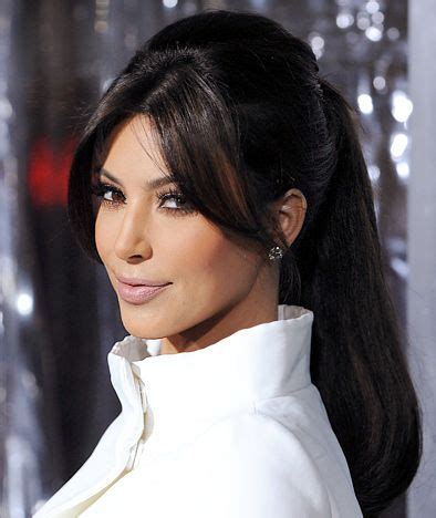 Both long and round faced women will look good with long hair. Kim-Kardashian-Long-Hairstyles-High-Ponytail-Hairstyle-2 ...