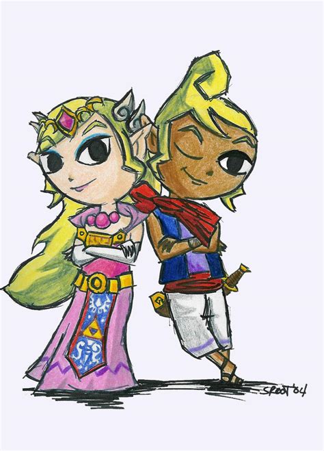 Zelda And Tetra By Lozartist On Deviantart