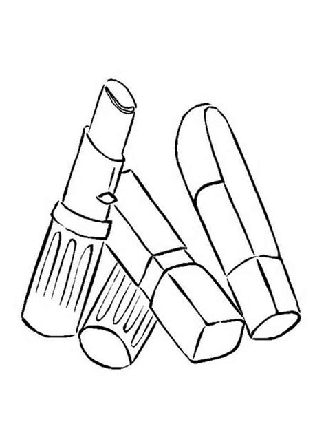 In aesthetic coloring pages we come up with some new types of pictures. Cosmetic coloring pages to download and print for free